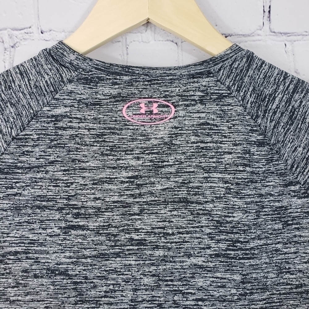 UNDER ARMOUR Heat Gear Short Sleeve Top Size YMD - Picture 5 of 8